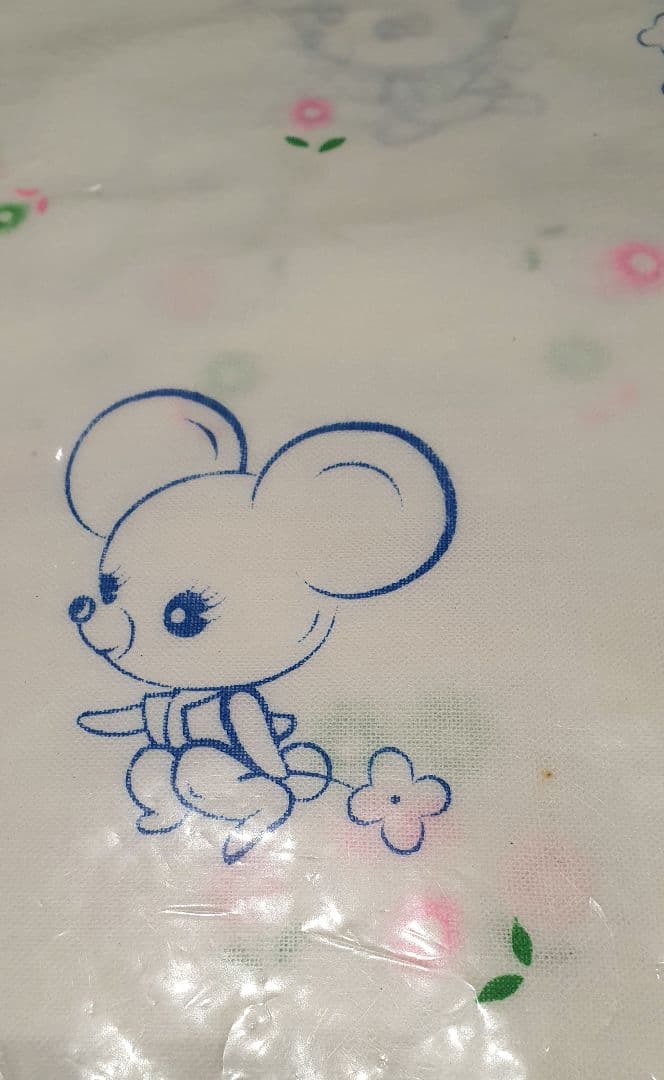 昭和レトロ布おむつ蛍光色さらし24 枚取り