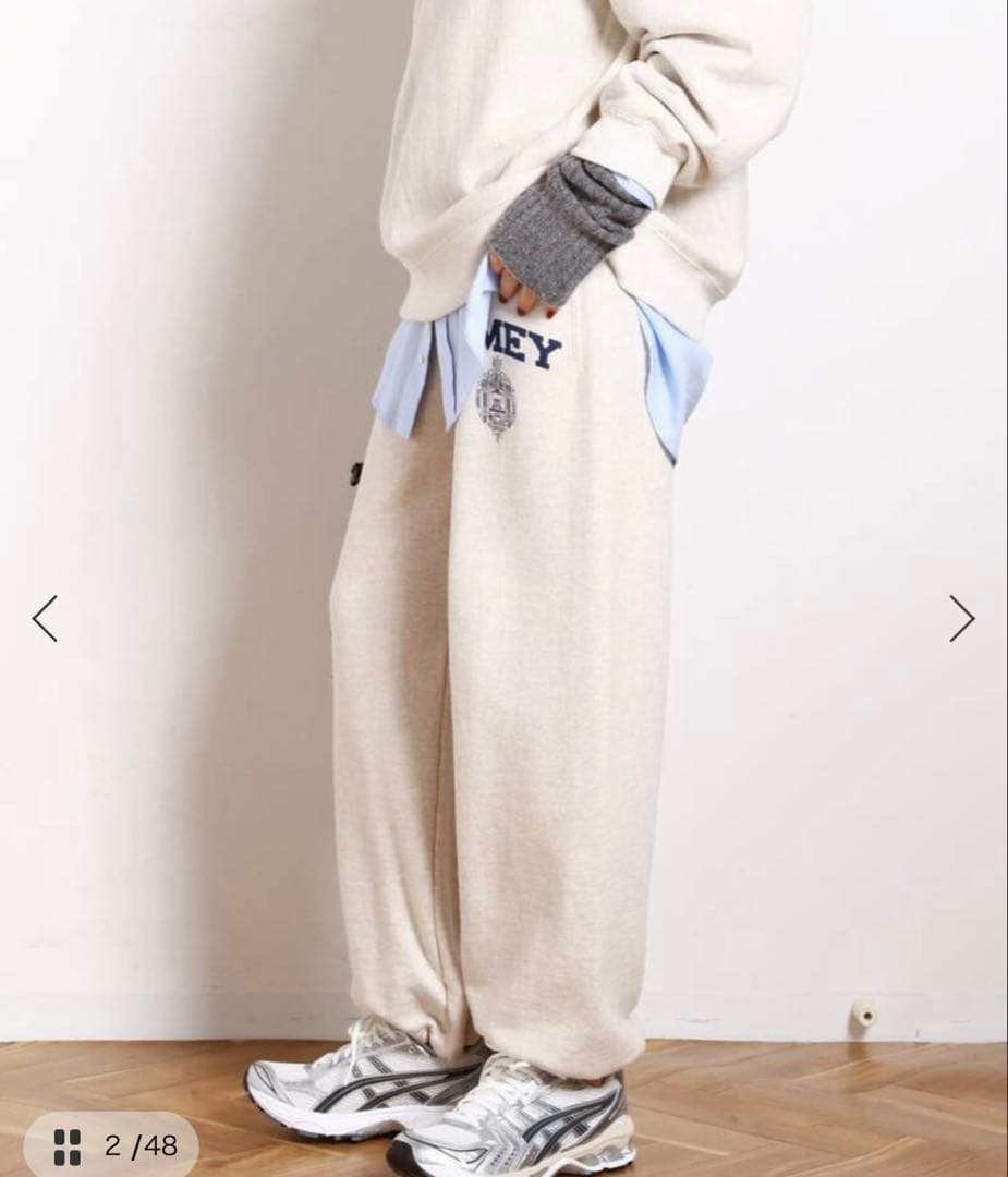 新品【AMERICANA】別注 AMEY emblem SWEAT PANTS