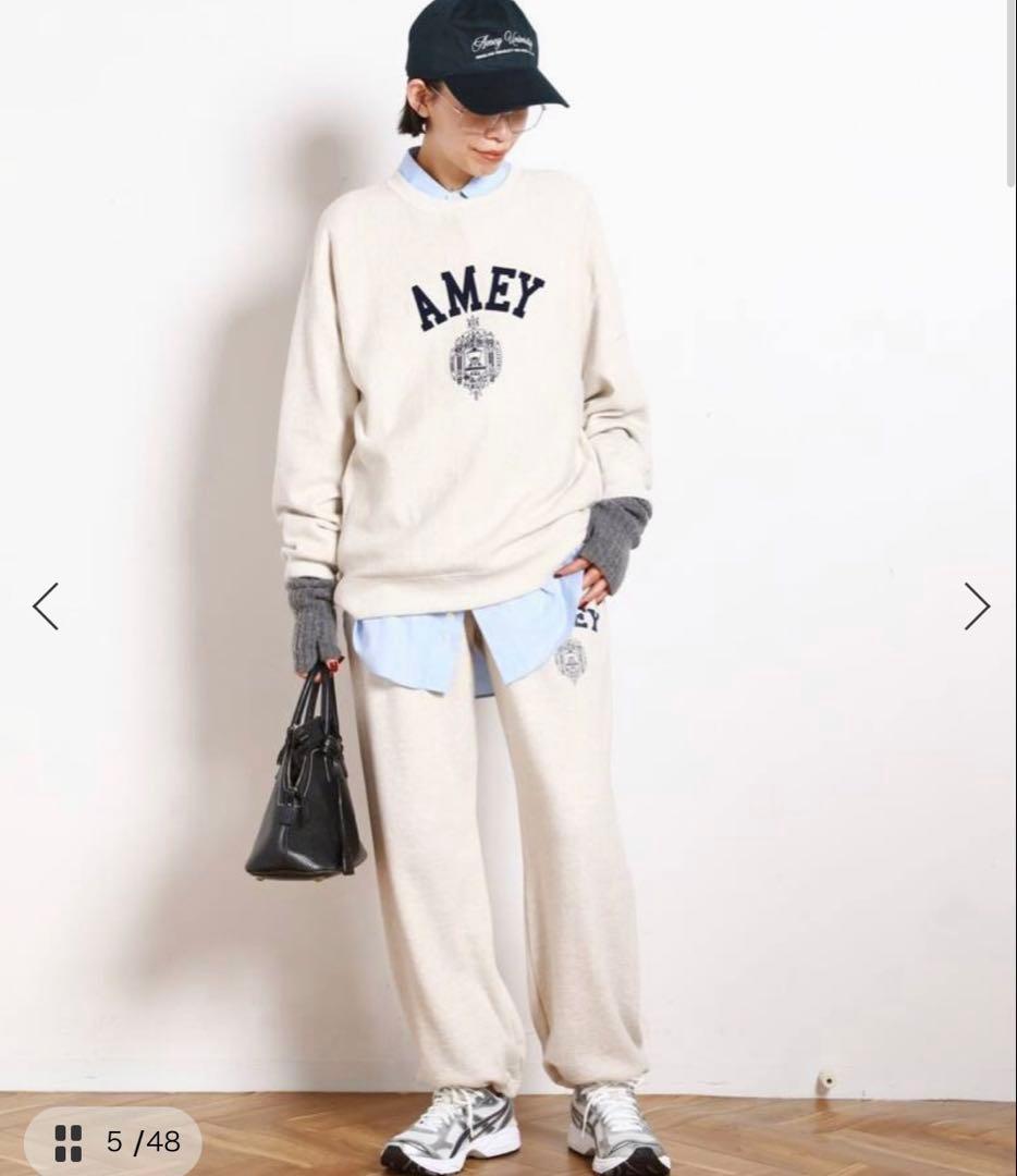 新品【AMERICANA】別注 AMEY emblem SWEAT PANTS