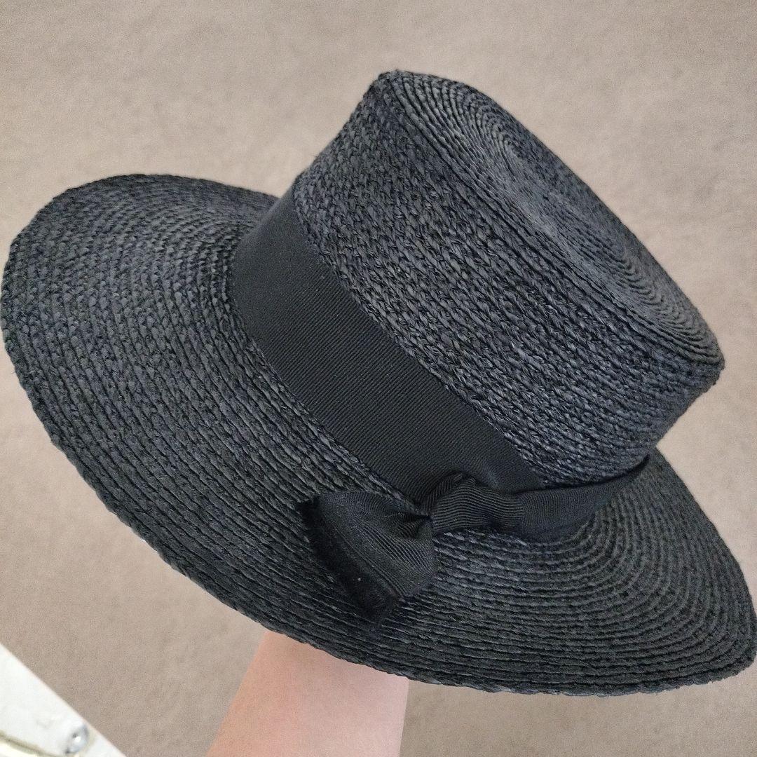 【未使用】ヘレンカミンスキー　 ブラック　ラフィア