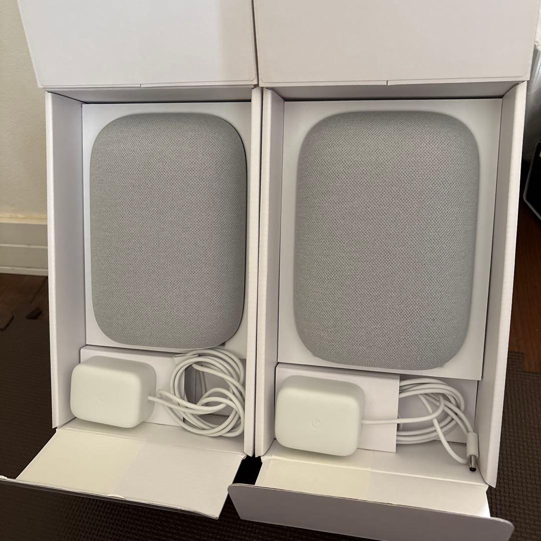 Google Nest Audio スマートスピーカー 2台セット
