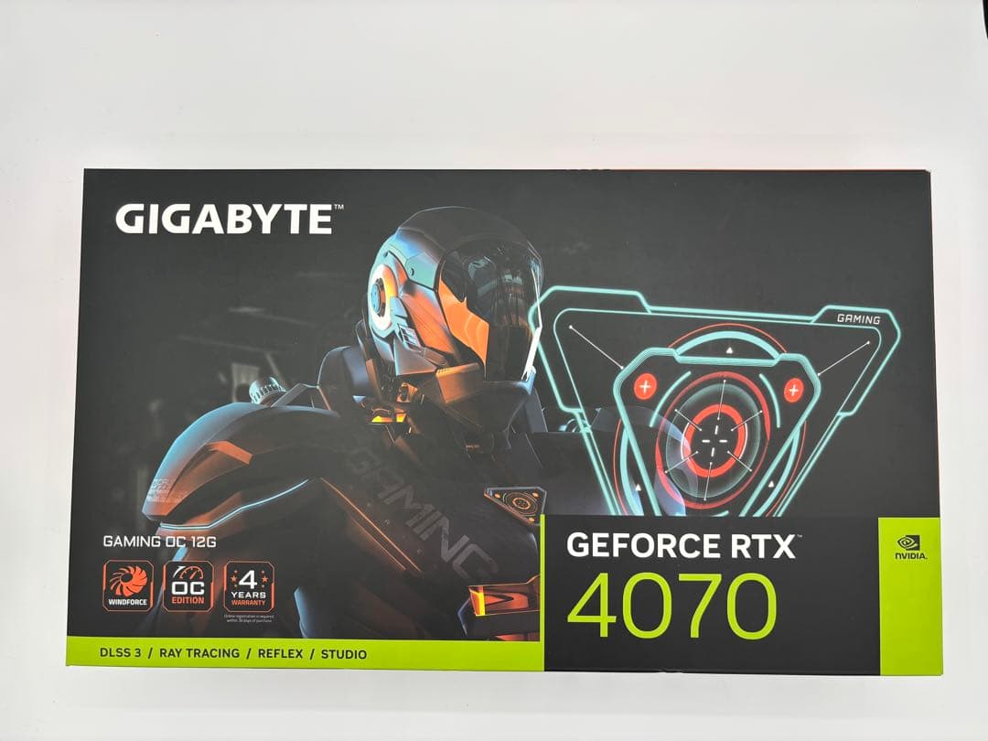 グラフィックボード・グラボ・ビデオカード GIGABYTE / GeForce RTX4070 Gaming OC 12G
