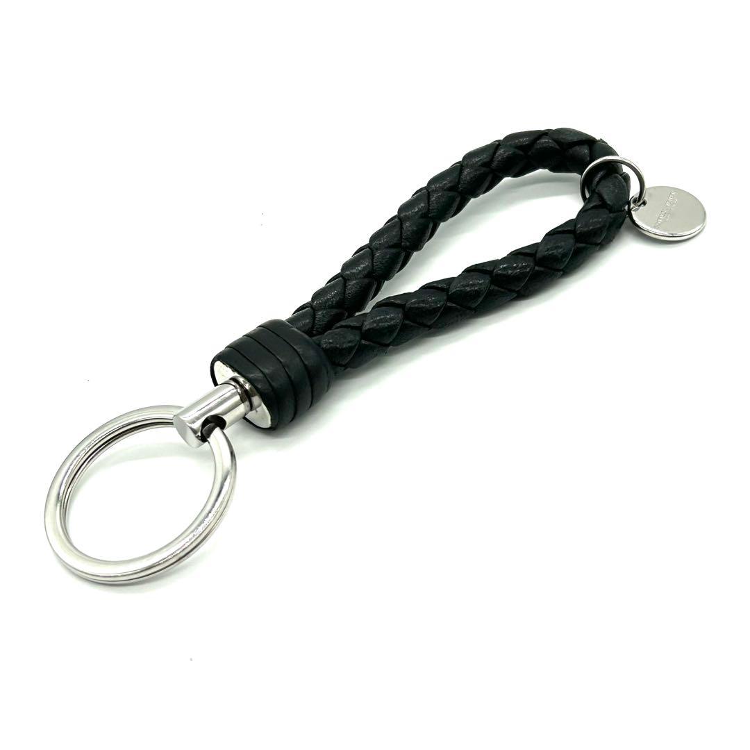 【極上美品】正規店購入品 ボッテガヴェネタ イントレチャート キーリング 保存袋