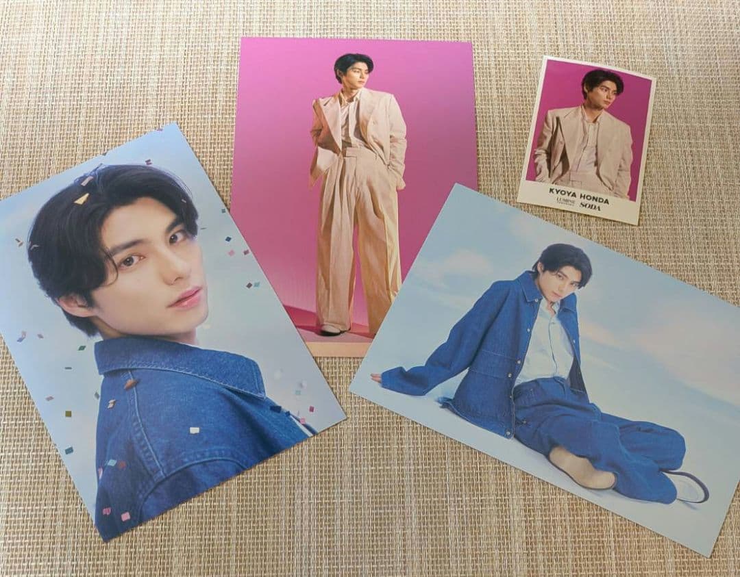 ルミネ横浜×本田響矢さんステッカー１枚&ポストカード3枚セット