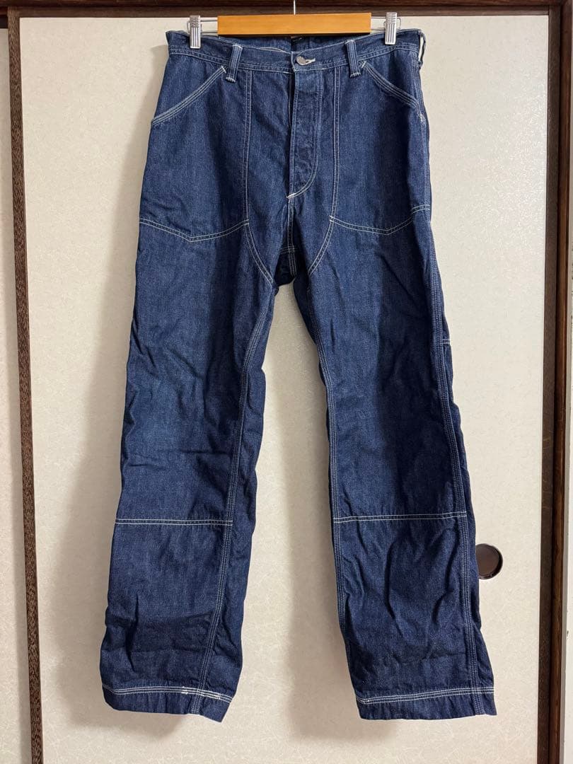 パンツ FREEWHEELERS Lot 102 DENIM OVERALLS W32