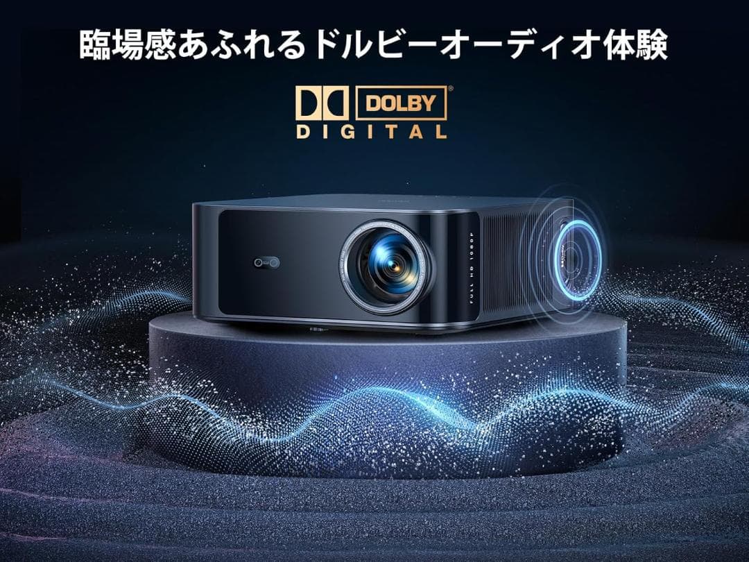 プロジェクター 4K Netflix&36WDoIby TOPTRO X9