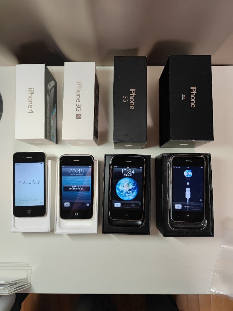 値下げ中！【希少:4台セット】iPhone初代・iPhone3Gその他