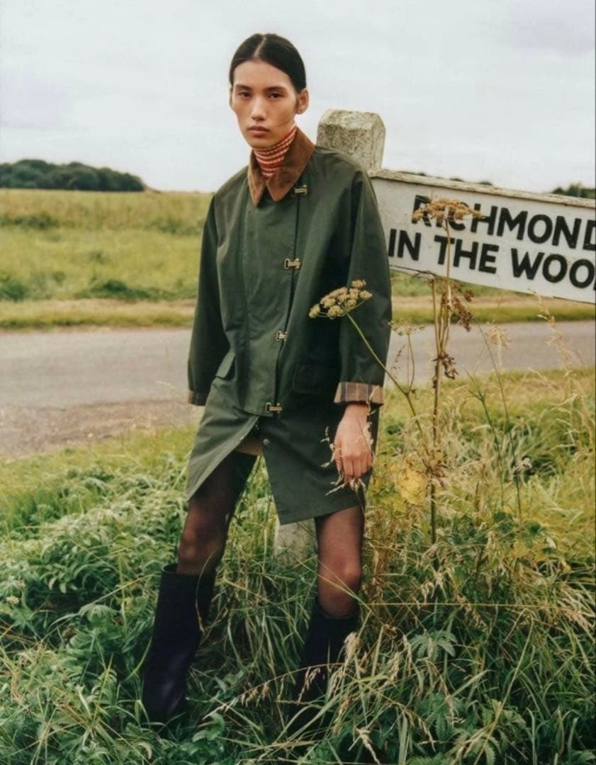 ウズラ　barbour alexa ジャケット