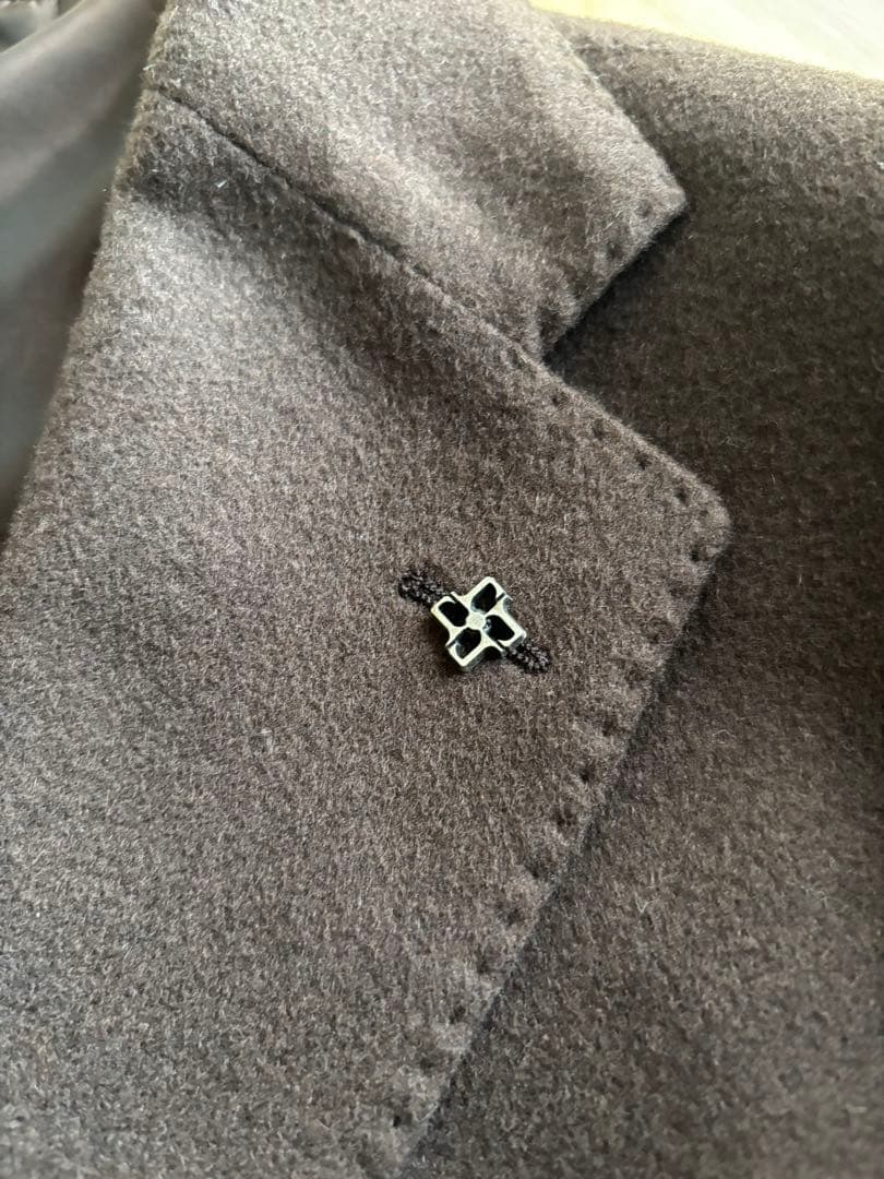 ※サカマユ　未使用 タリアトーレ カシミヤ混ジャケット　ブラウン48