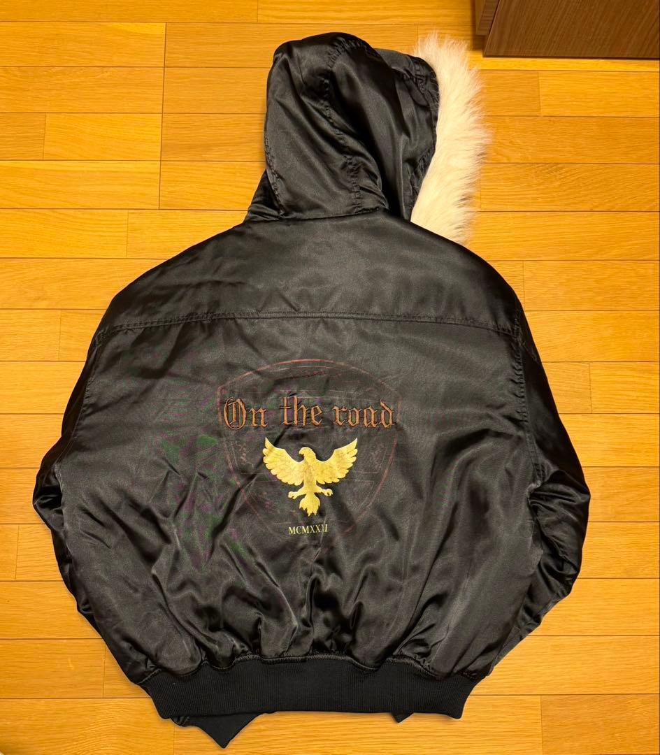 ファー付きフード ダウンジャケット　y2k 短丈