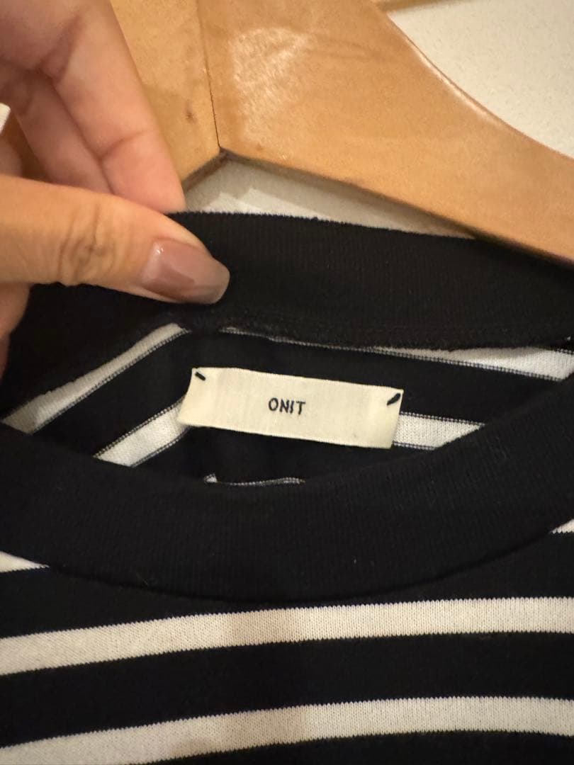 ころFRAMeWORK ONIT別注OVERSIZEボーダーロングスリーブ