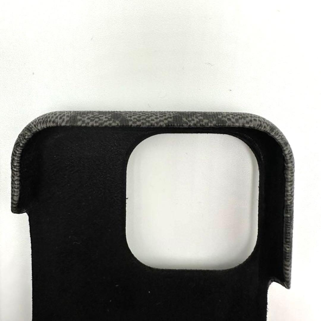 美品　GUCCI iPhone 15Pro スマホケース　GGスプリーム グレー