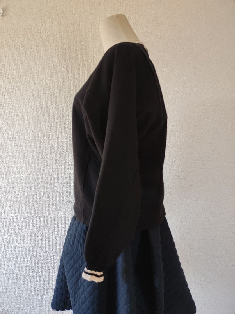 ヴィヴィアンウエストウッド オーブ刺繍リブトレーナートップス