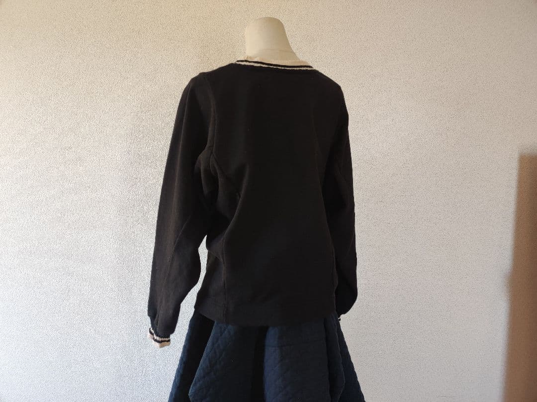 ヴィヴィアンウエストウッド オーブ刺繍リブトレーナートップス