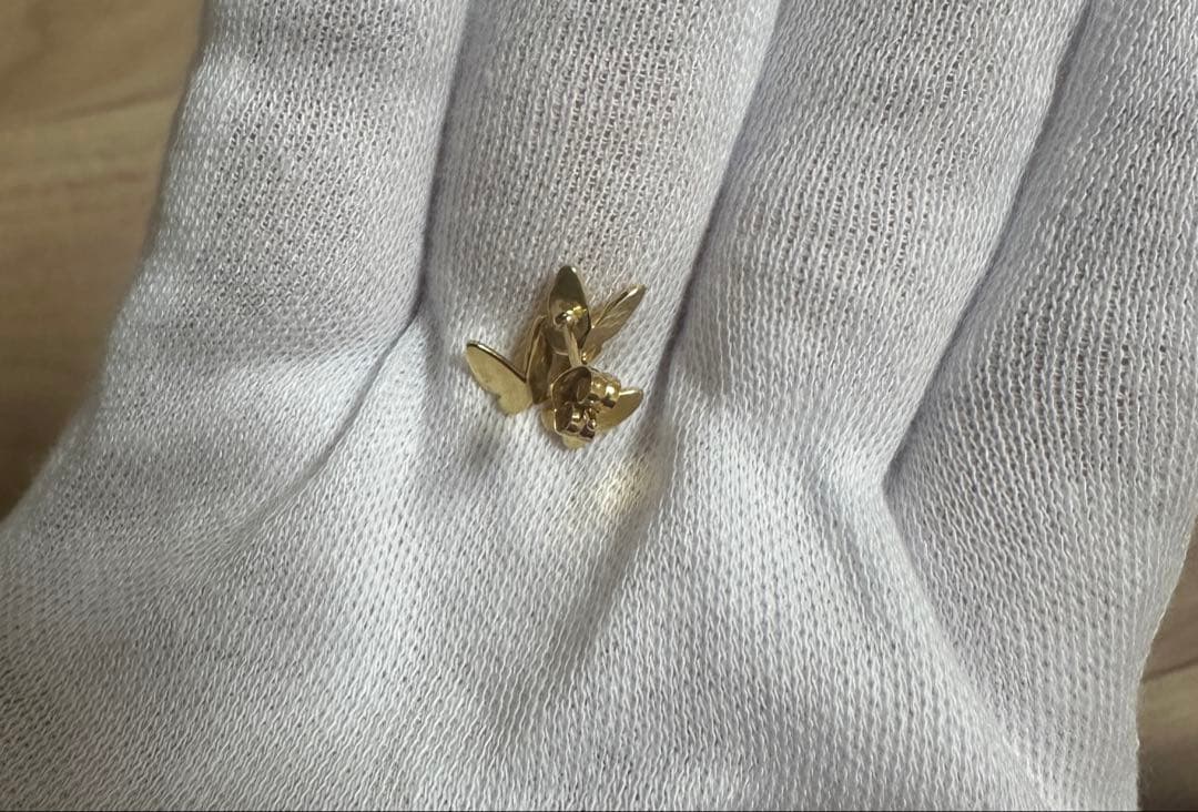 AHKAH パピヨンプリリアン ピアス(片耳用)