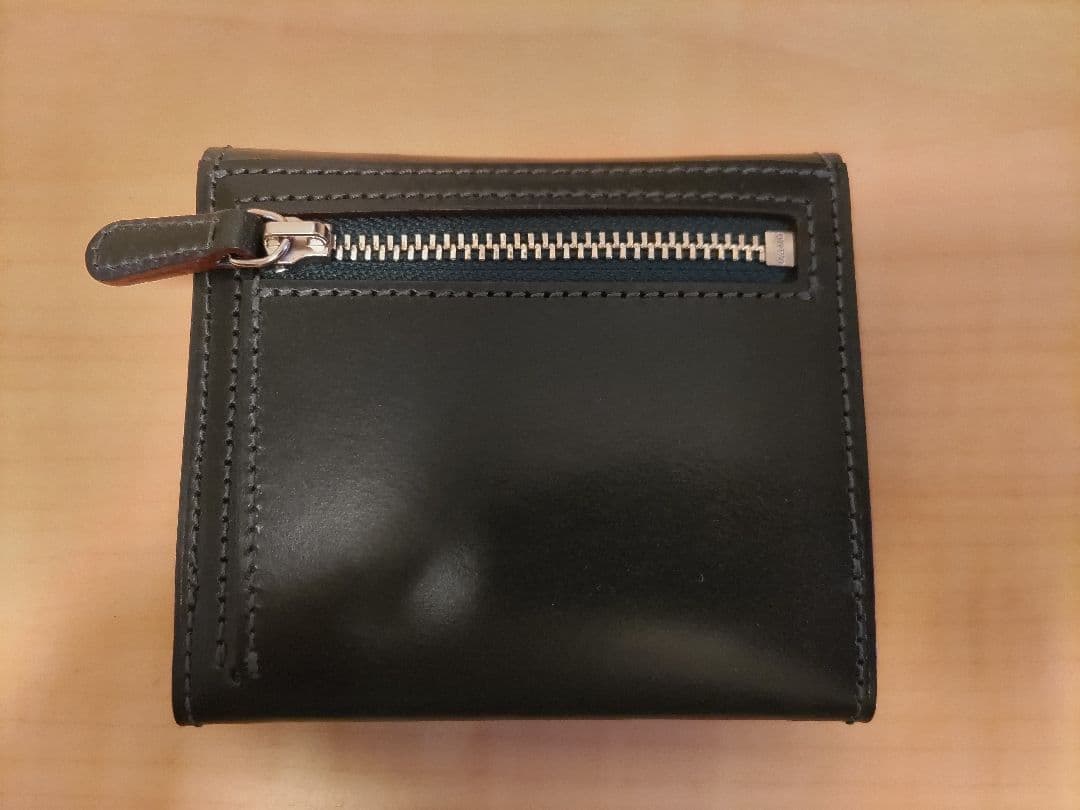 GANZOガンゾAVONエイボンコンパクト二つ折り財布ブリティッシュグリーン