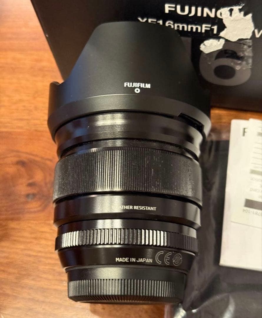 Fujinon XF16mmF1.4 R WR レンズ