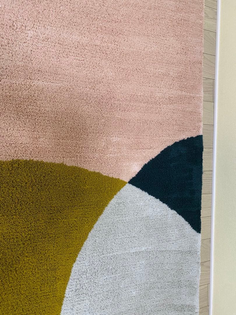 美品　unico アクリルラグ PLATTA(プラッタ) 140×200