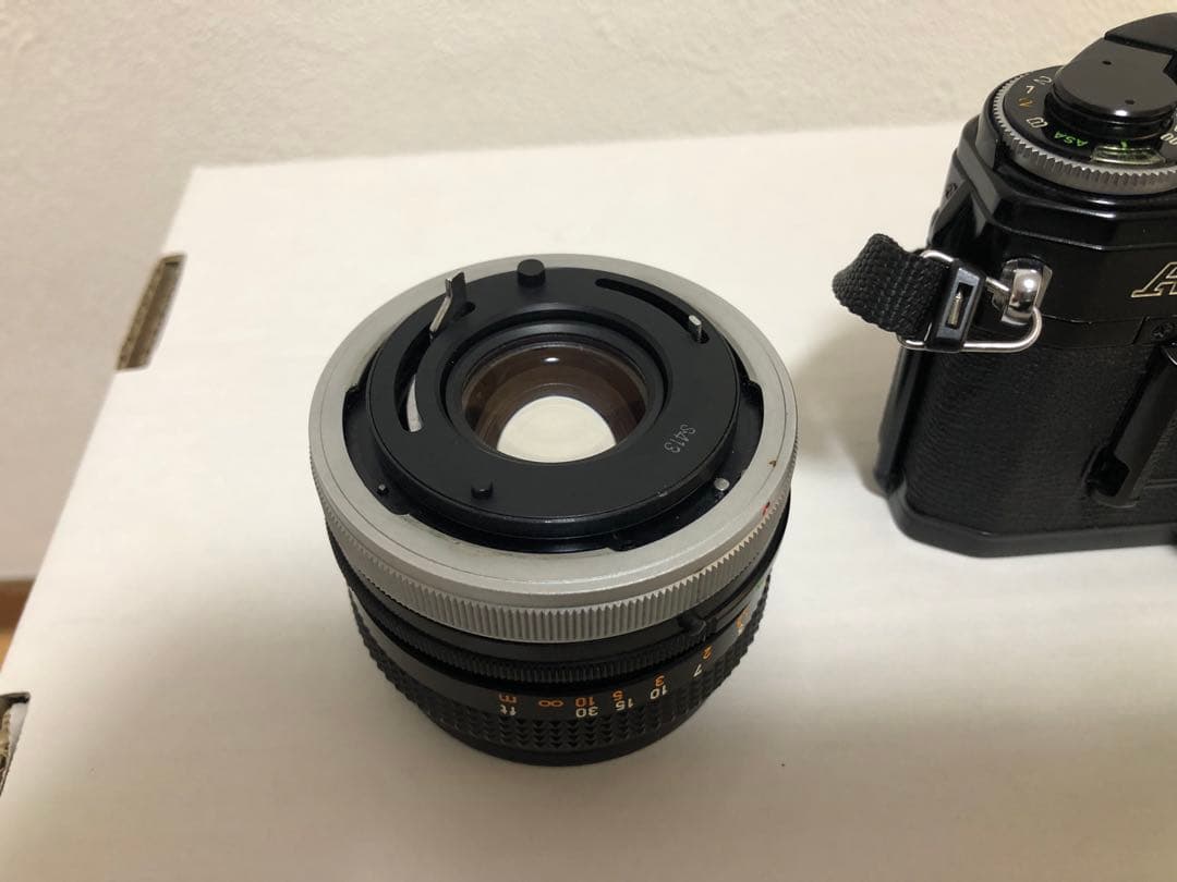 【美品中古】Canon AE-1 フィルム一眼レフカメラ　説明書カタログ付き