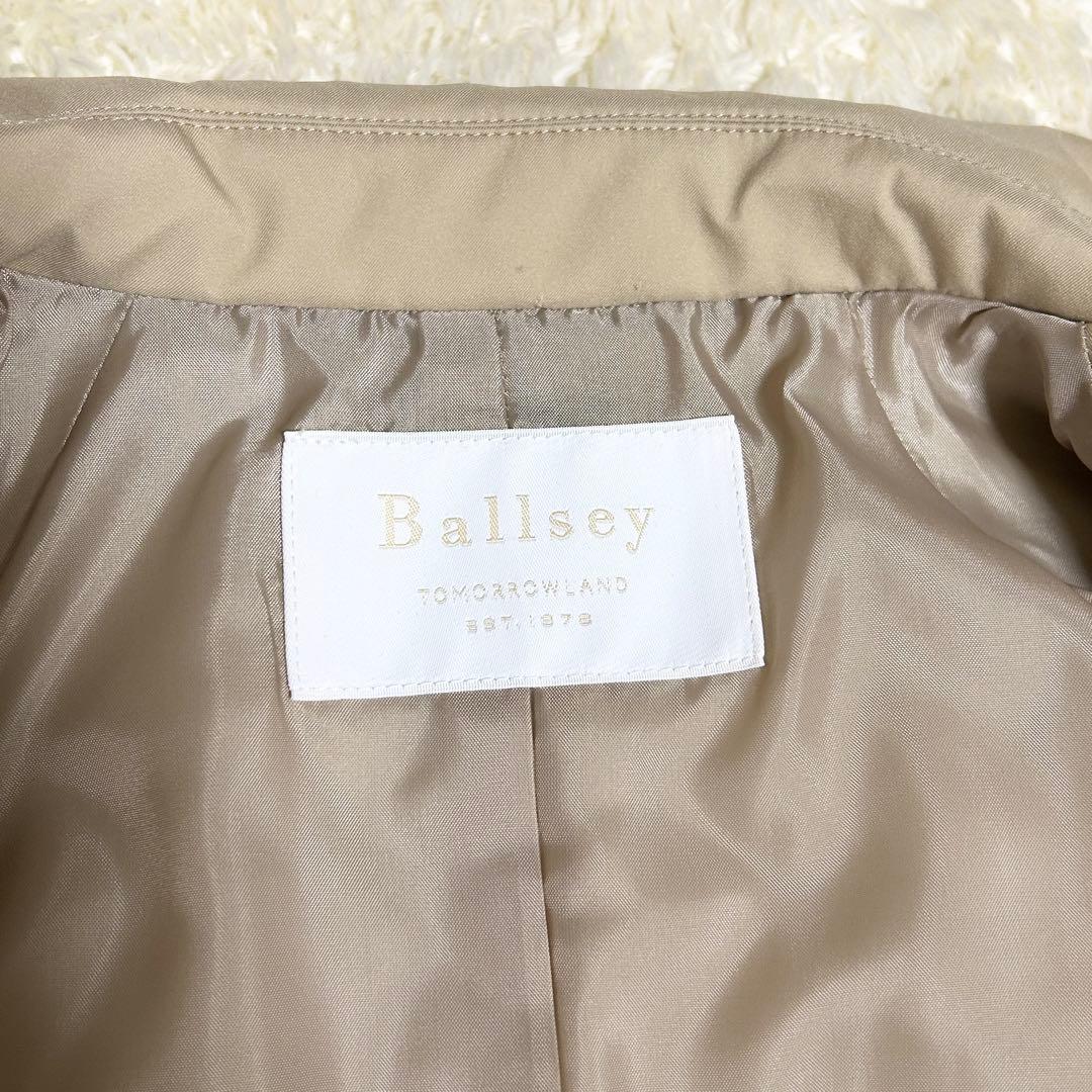 タグ付き✨2025SS Ballsey パデットツイル ベルテッドポンチョ