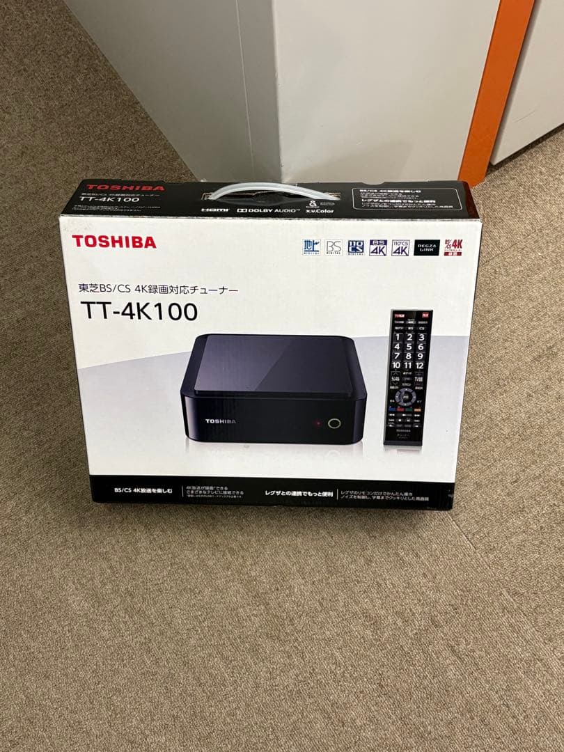 【極美品】東芝 TOSHIBA TT-4K100 4Kチューナー B-CAS付き