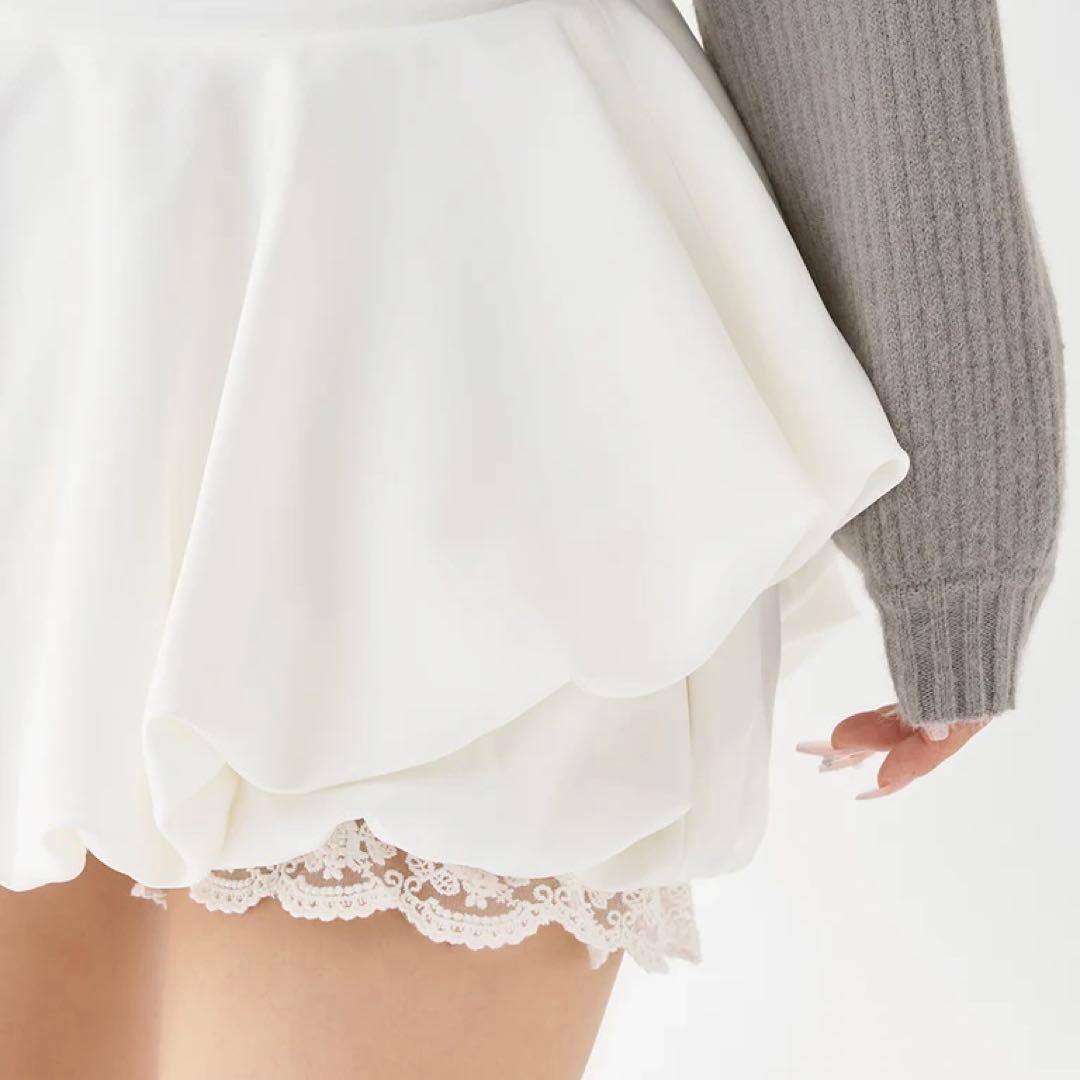 【美品】ボリュームバルーンミニスカート