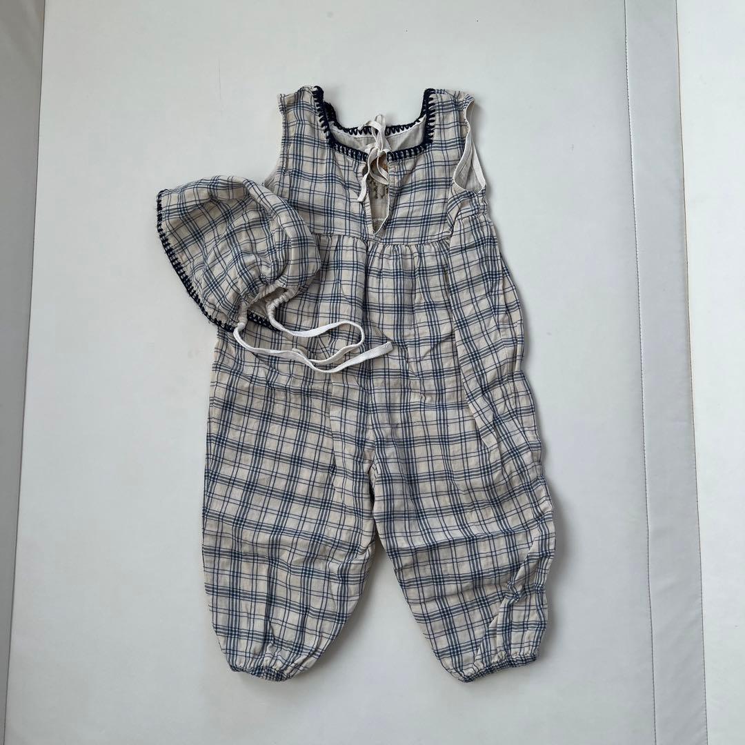 Liilu ロンパース、ボンネット