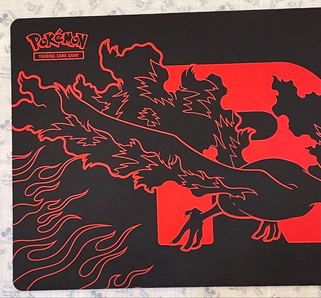 希少 ファイヤー ロケット団 プレイマット 公式品 ポケモンカード