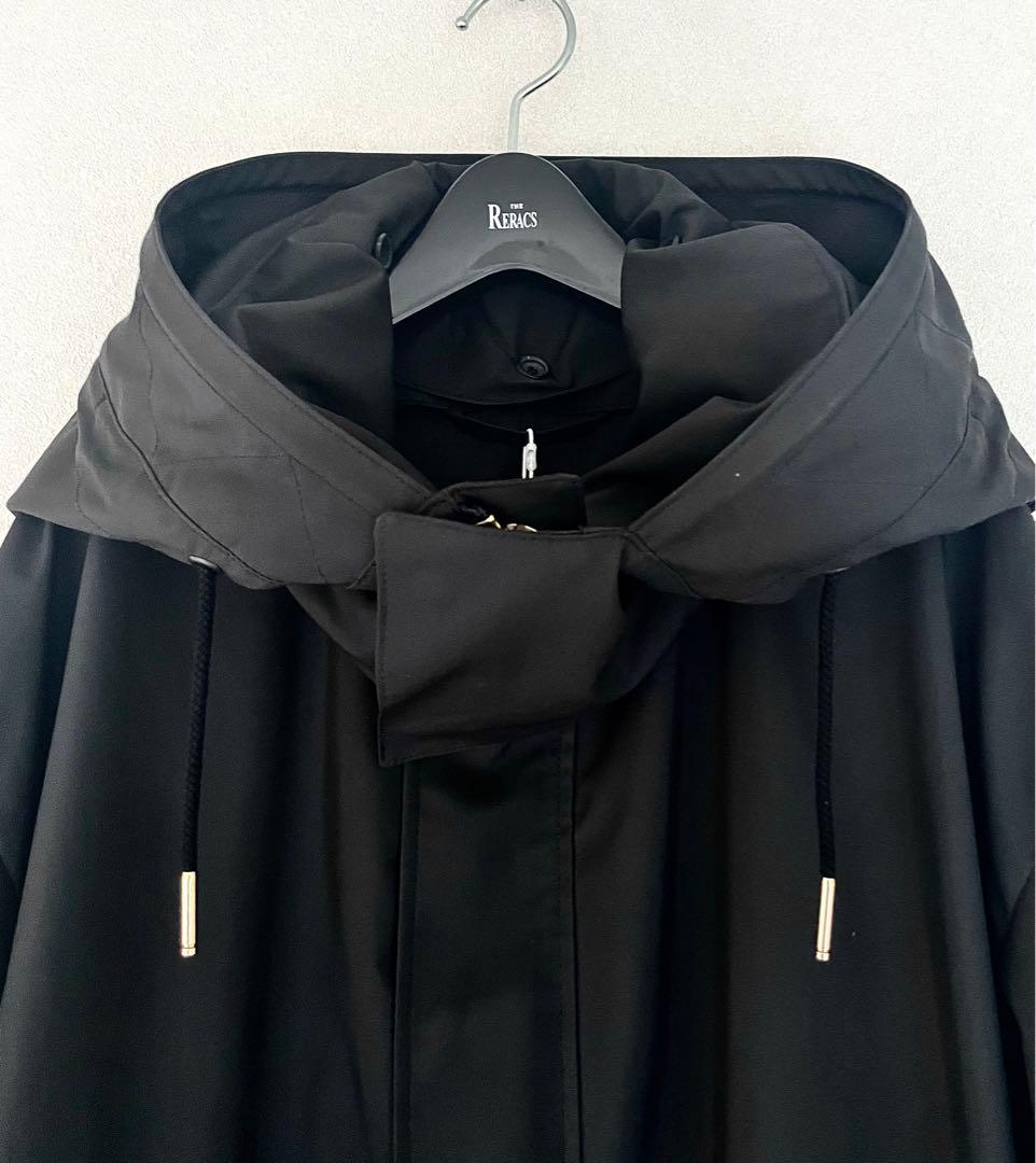 【美品】THE RERACS /モッズロングコート　BLACK 36