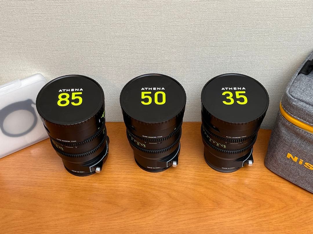 Nisi Athena prime 35/50/85mm Sony Eマウント