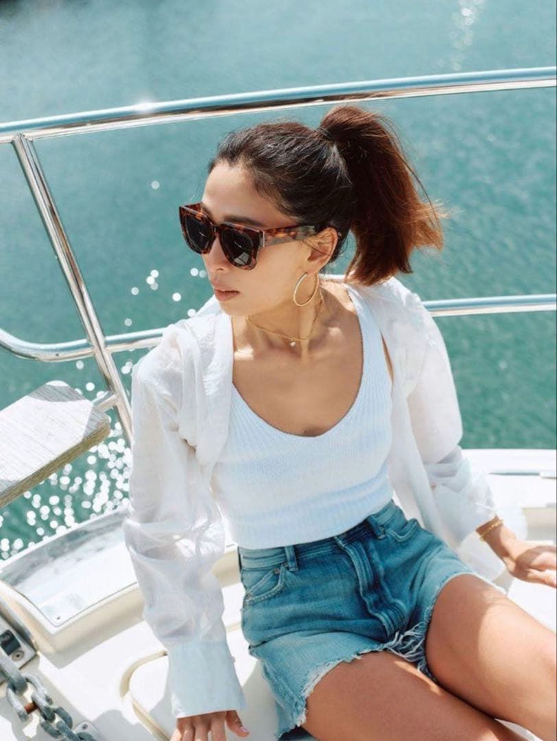 YANUK SUNNY デニムショートパンツ