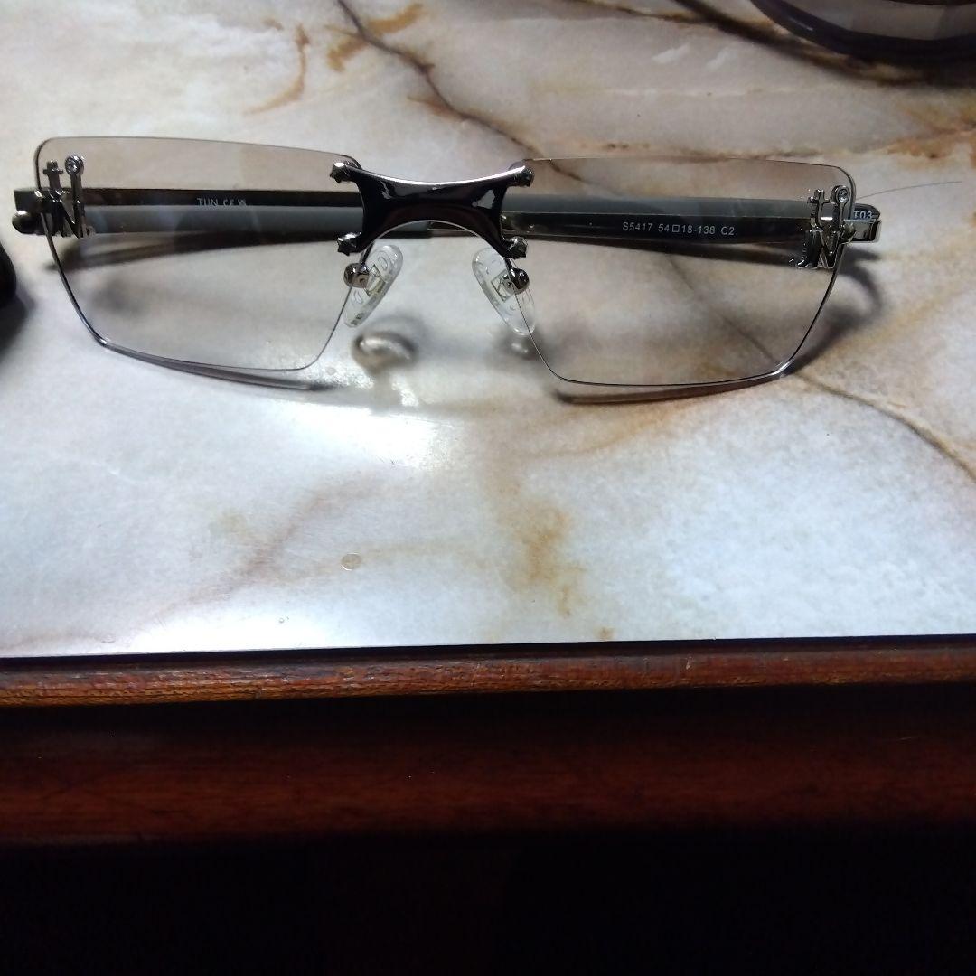 tijn eyewear リムレスメガネ サングラス