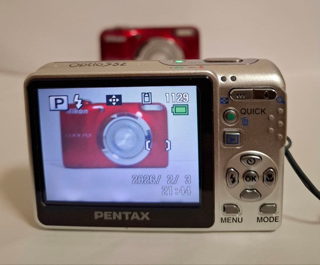 [美品]ペンタックス PENTAX OPTIO S5z デジタルカメラ