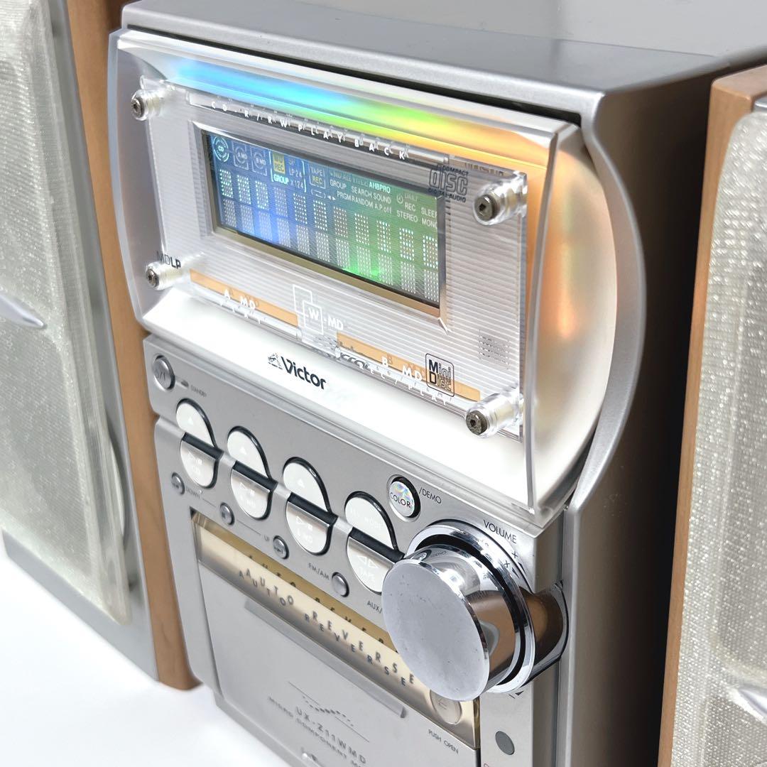 【極美品】Victor UX-Z11WMD CD MD カセット　ミニコンポ