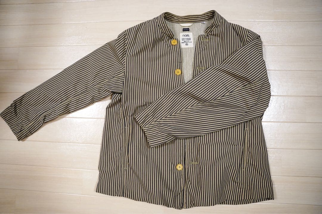 ナナミカ　nanamica Band Collar Stripe Jacket