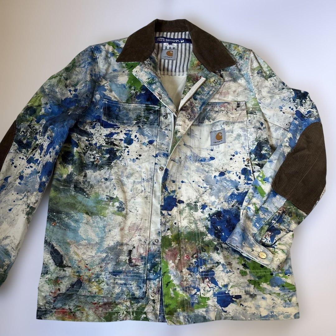ジュンヤワタナベ コムデギャルソン カーハート ペイントカバーオール