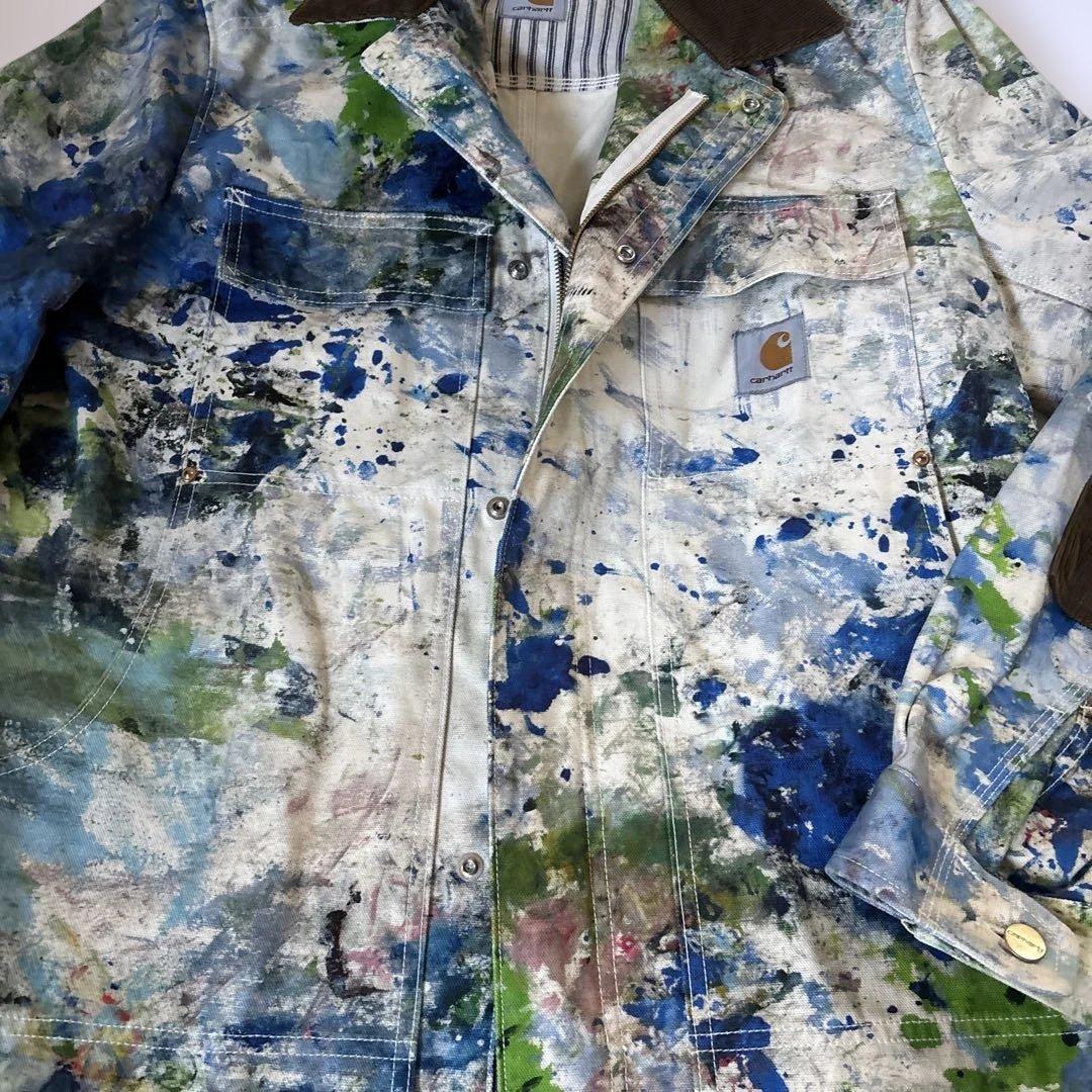 ジュンヤワタナベ コムデギャルソン カーハート ペイントカバーオール