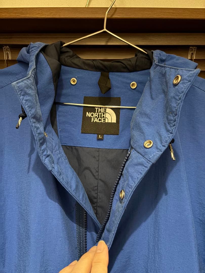 ノースフェイス　モッズコート　ブルー　L