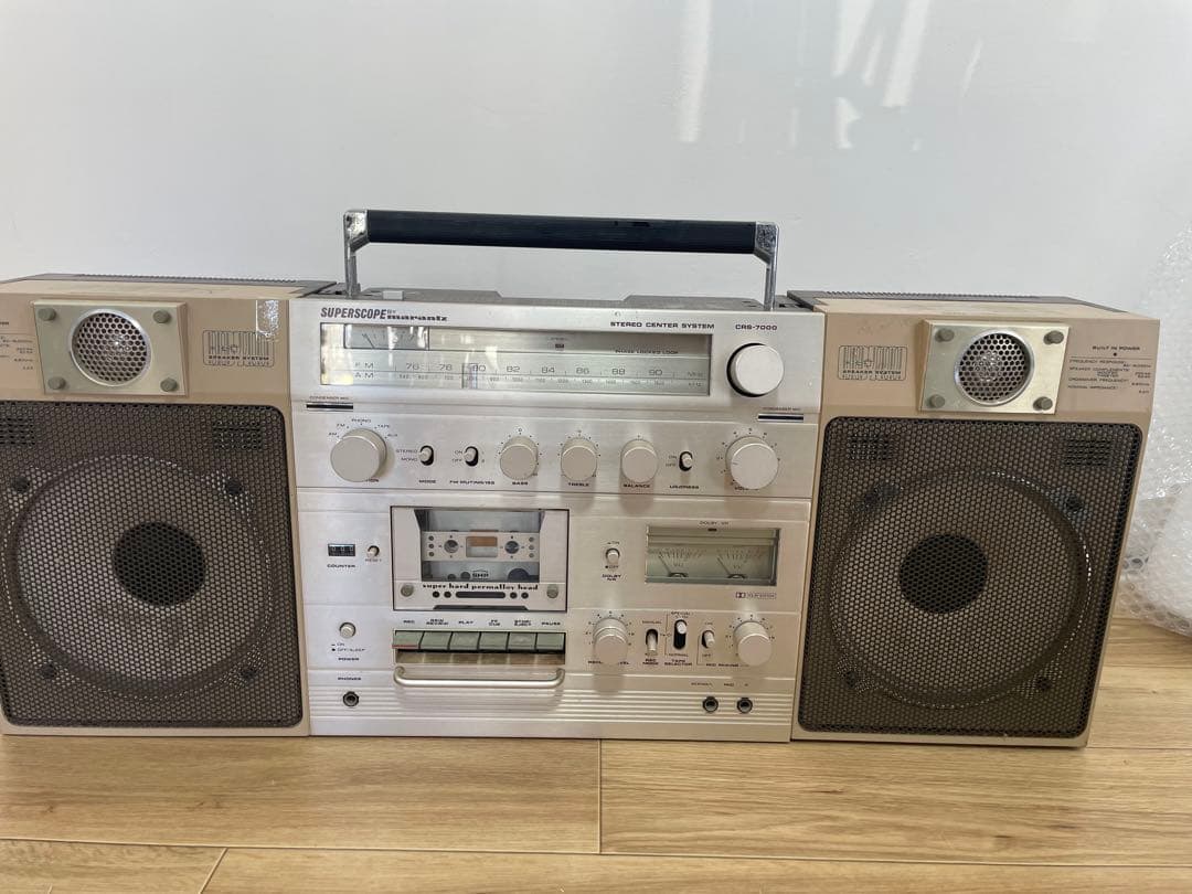 【ジャンク】Marantz マランツ CRS-7000ラジカセ 音出ず 動作不良