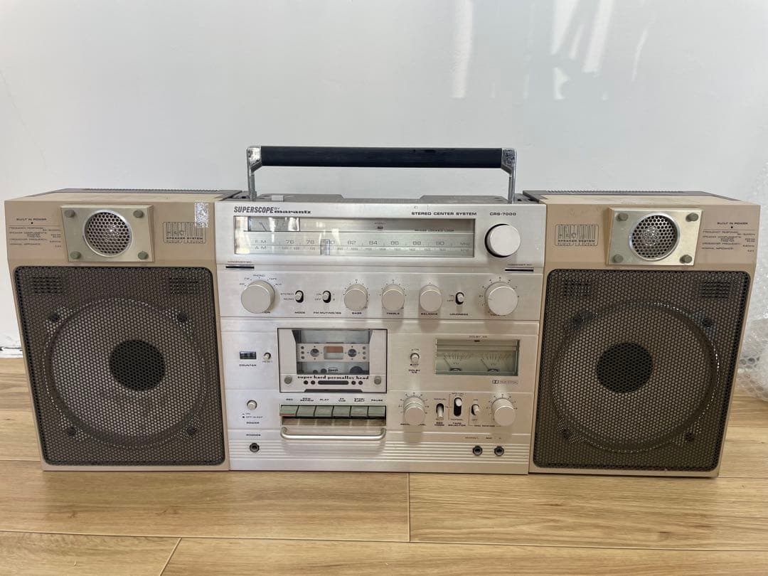 【ジャンク】Marantz マランツ CRS-7000ラジカセ 音出ず 動作不良