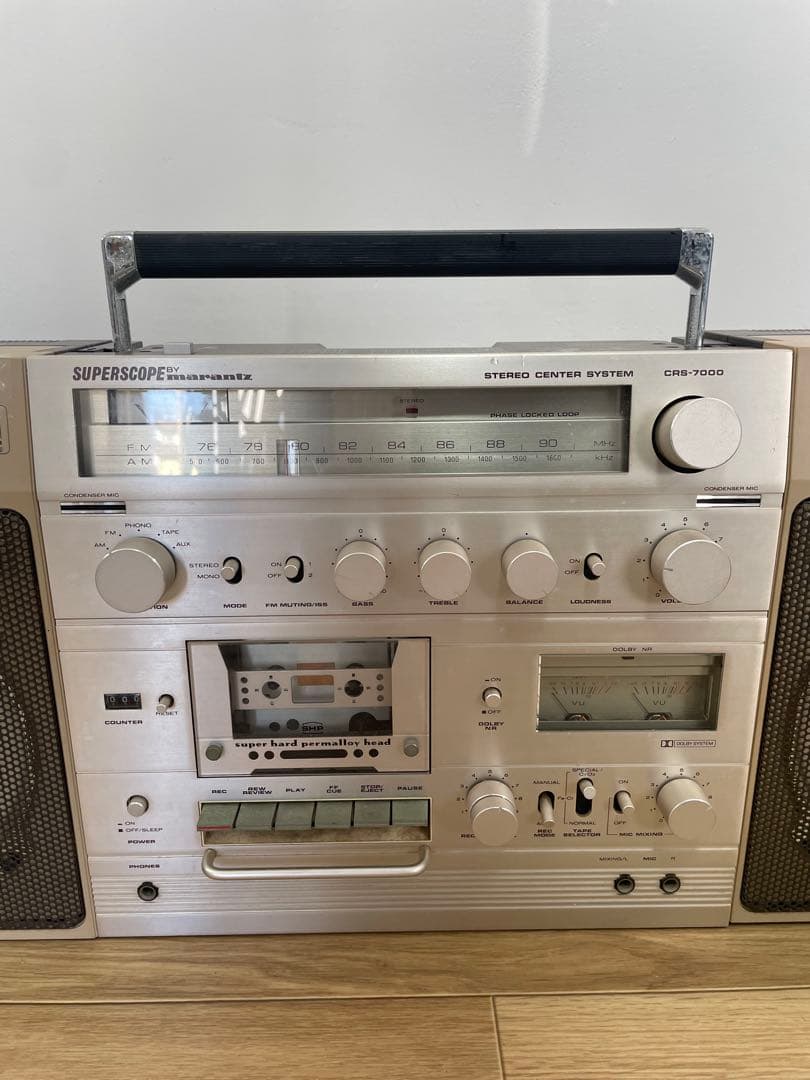 【ジャンク】Marantz マランツ CRS-7000ラジカセ 音出ず 動作不良