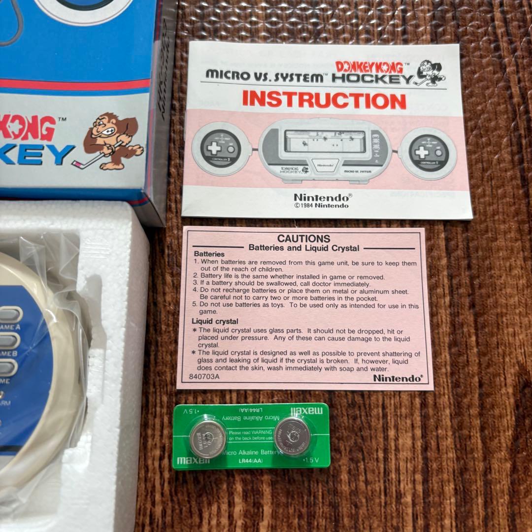 新品 ドンキーコングホッケー ゲームウォッチ ニンテンドー 海外版 レトロ