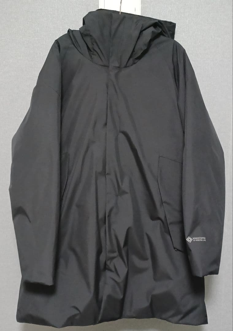 美品 +phenix WINDSTOPPER by GORE-TEX ダウン 黒