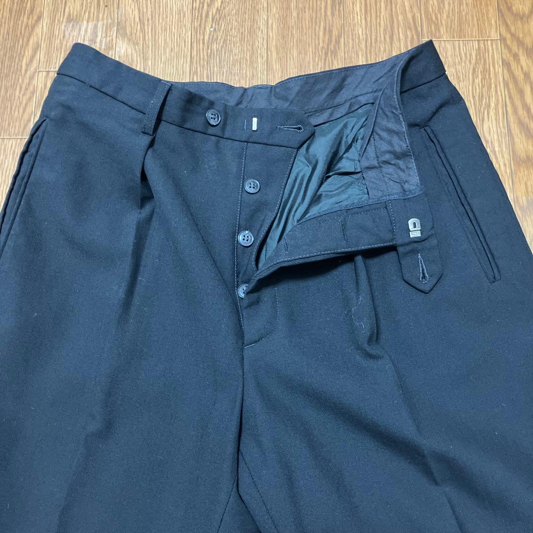 90s agnès b. HOMME ウールスラックスブラック フランス製 40