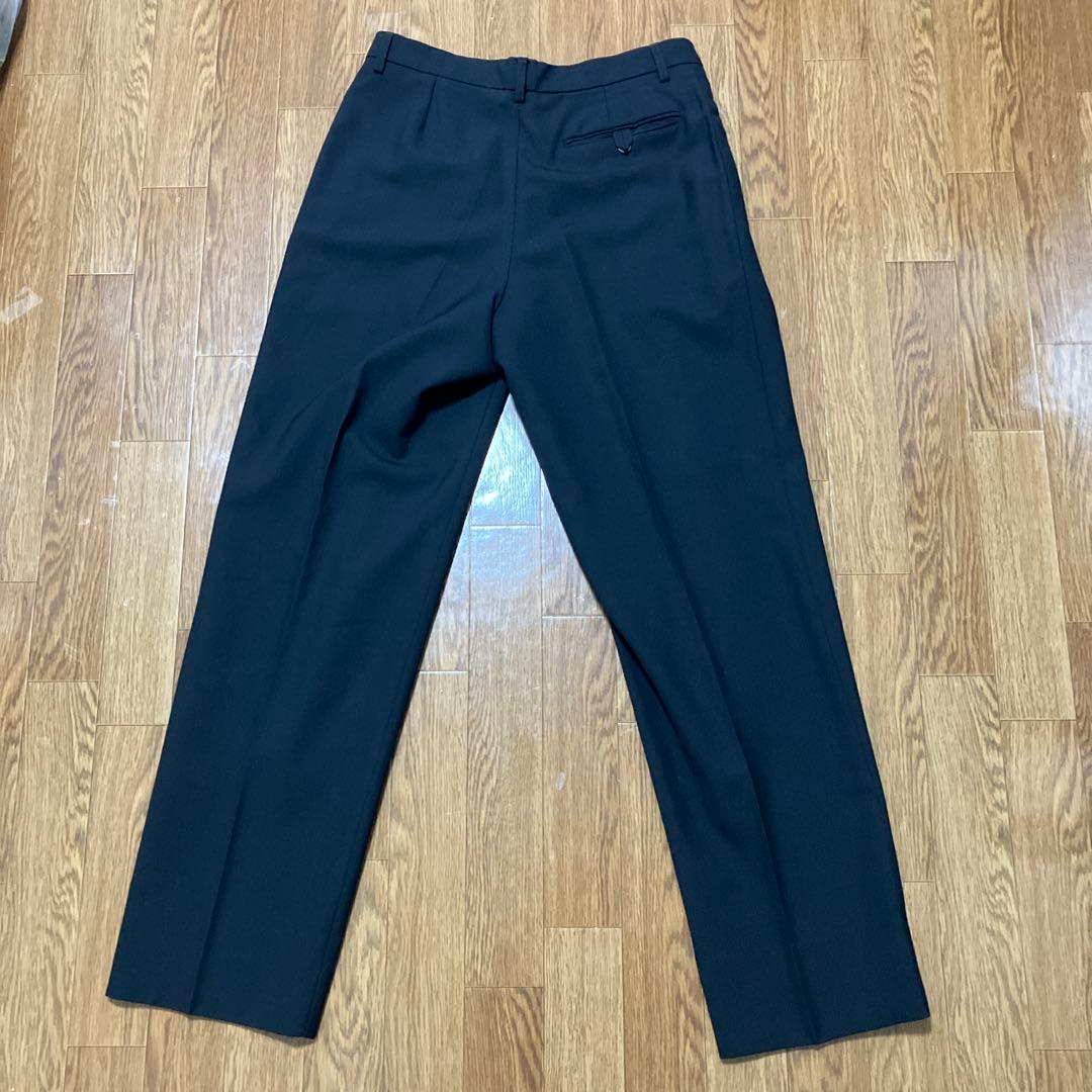 90s agnès b. HOMME ウールスラックスブラック フランス製 40