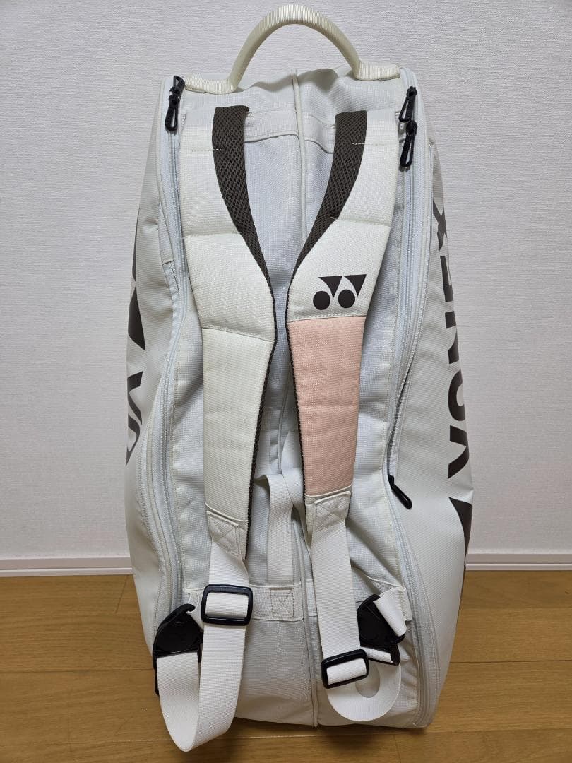 YONEX ラケットバッグ BAG2402R 大容量 白 ピンク