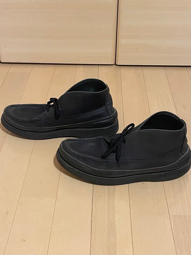 ラッセルモカシン　黒ヌバック製モカシンブーツ　9サイズ相当