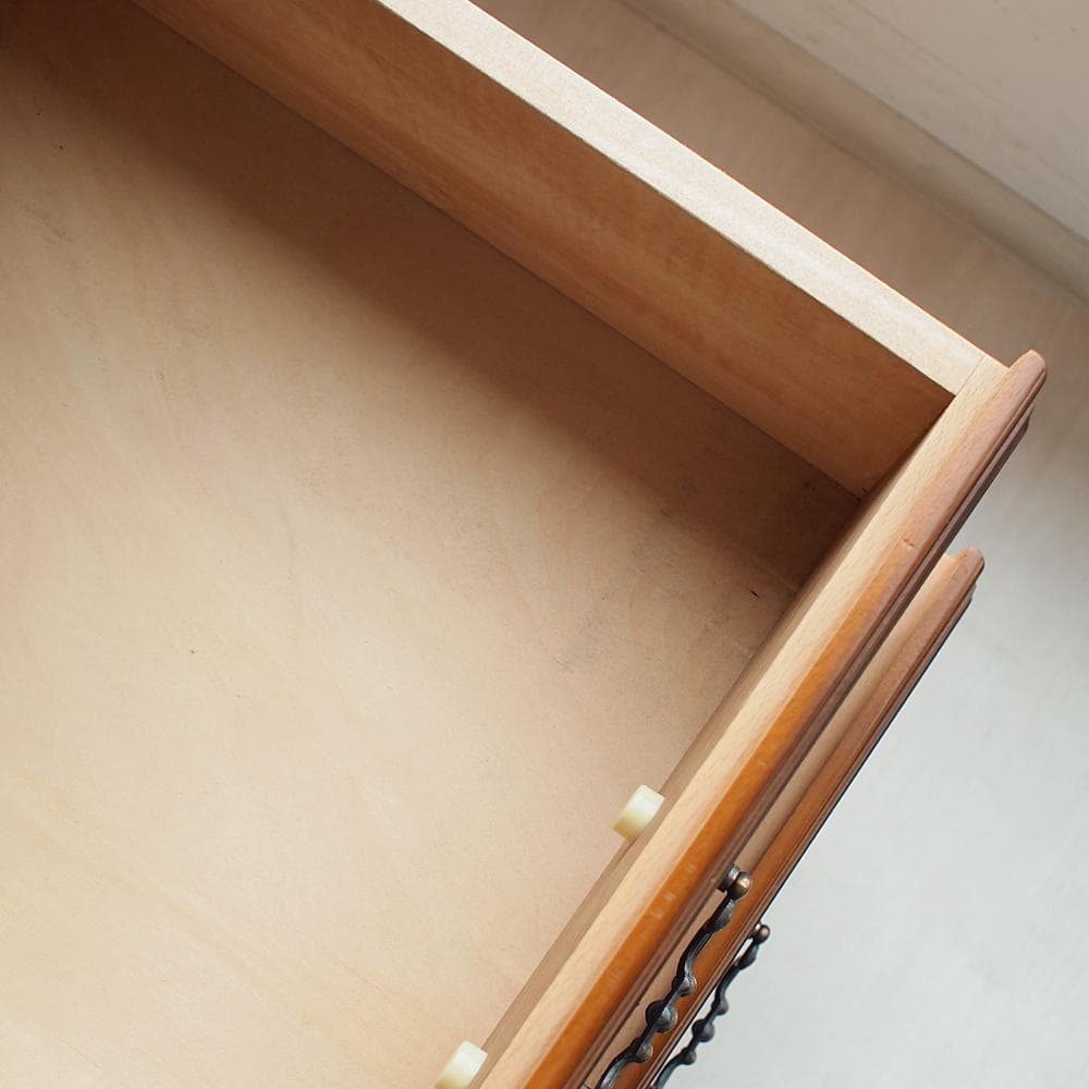 オールドカリモク コロニアル 両袖デスク 鍵無 ビンテージ ZR24010