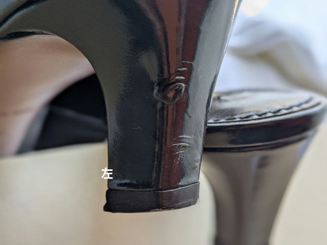 お値下げ）LOUIS VUITTON ブラック チェーンミュール　37.5