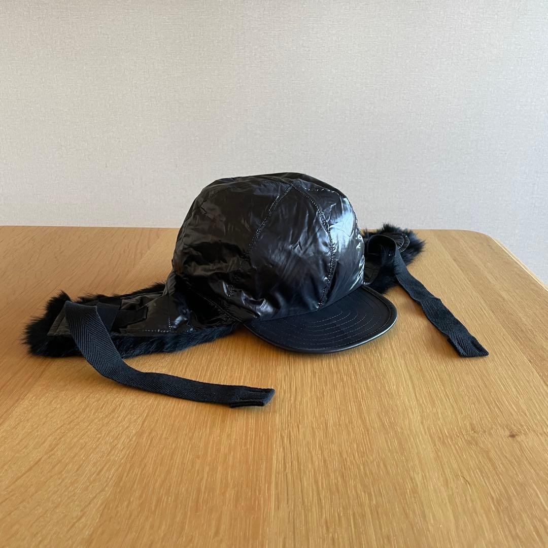 ソロイスト soloist ラビットファーフライトキャップ